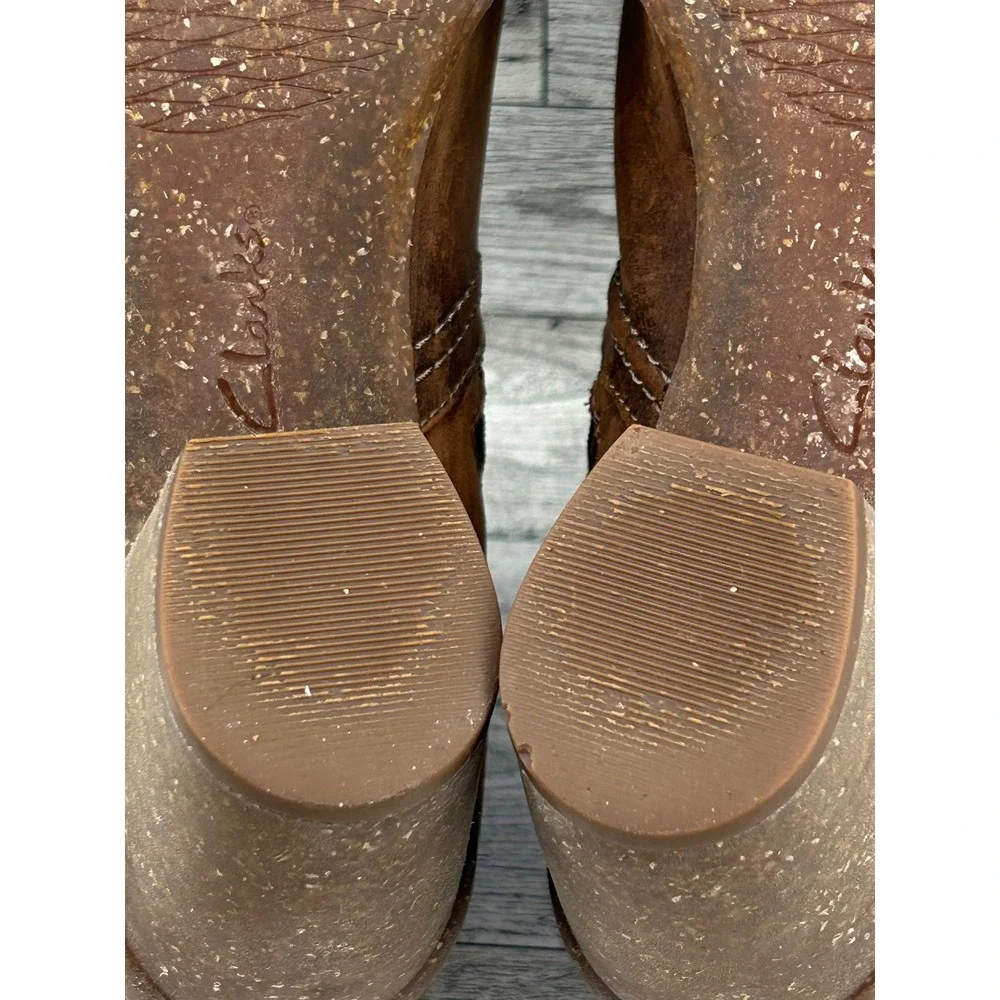 Clarks leather ankle